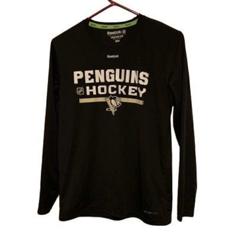Pittsburgh Penguins Size Youth Large 14/16 Long Sleeved T-Shirt